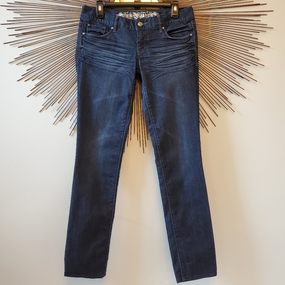 Express Skinny Regular Fit Low Rise Jeans
